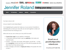 Tablet Screenshot of jennifer-roland.com